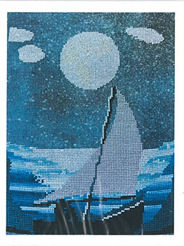 Moonlight Sail - Cross Stitch Pattern