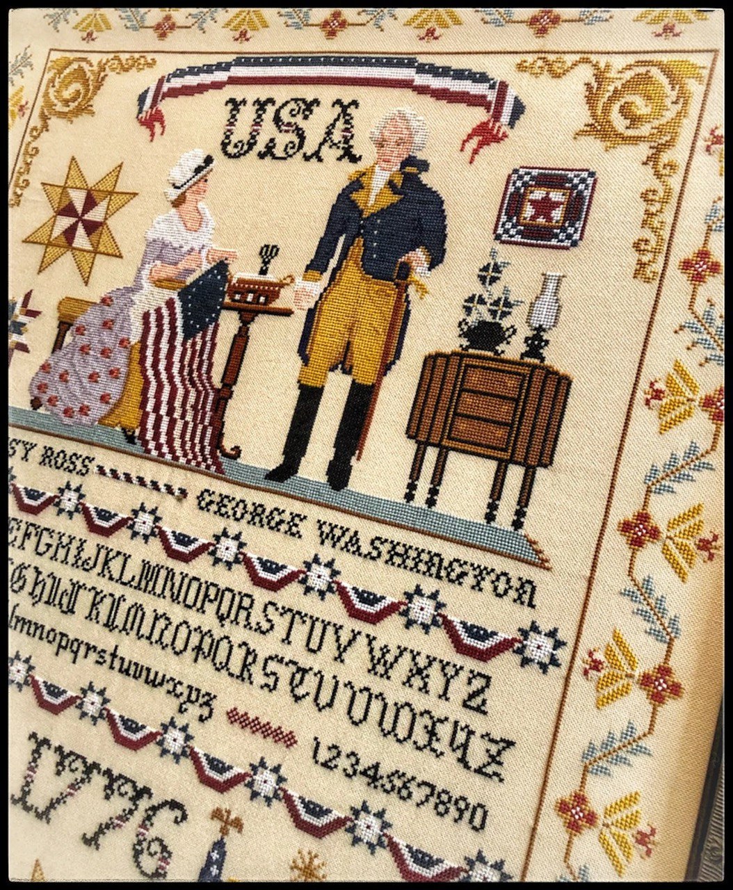 Founding Of America - Cross Stitch Pattern