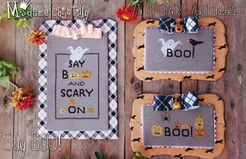 Say Boo! - Cross Stitch Pattern