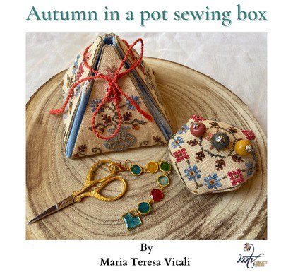Autumn In A Pot Sewing Set - Cross Stitch Pattern