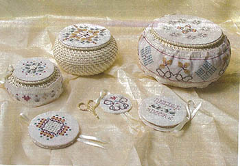 3 Basket Stitcher's Sewing Set - Cross Stitch Pattern