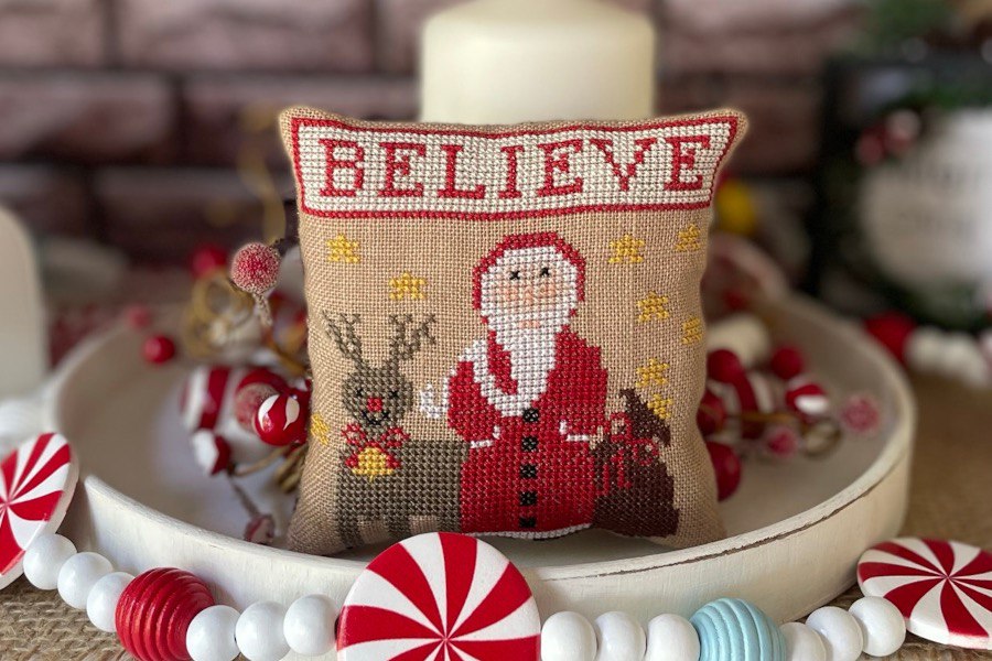 Joyful Christmas - Believe - Cross Stitch Pattern
