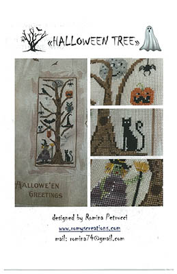 Halloween Tree - Cross Stitch Pattern