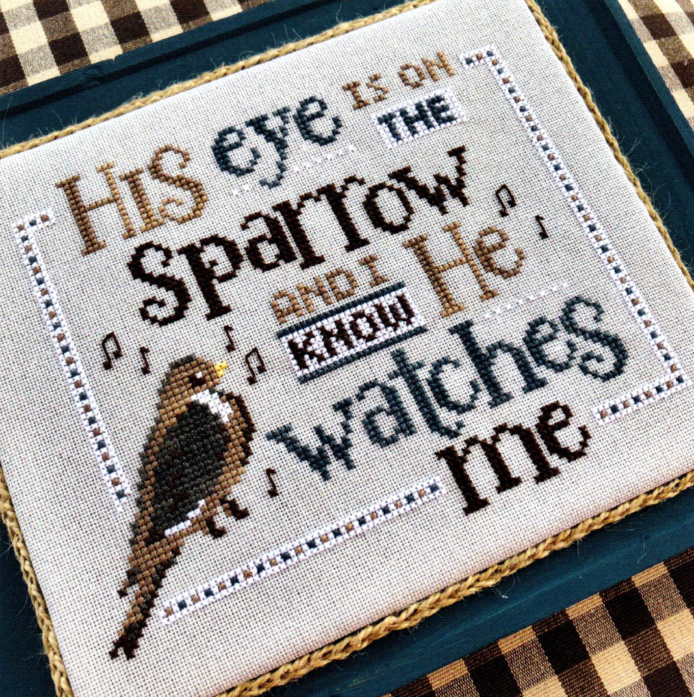 Singing Sparrow - Cross Stitch Pattern