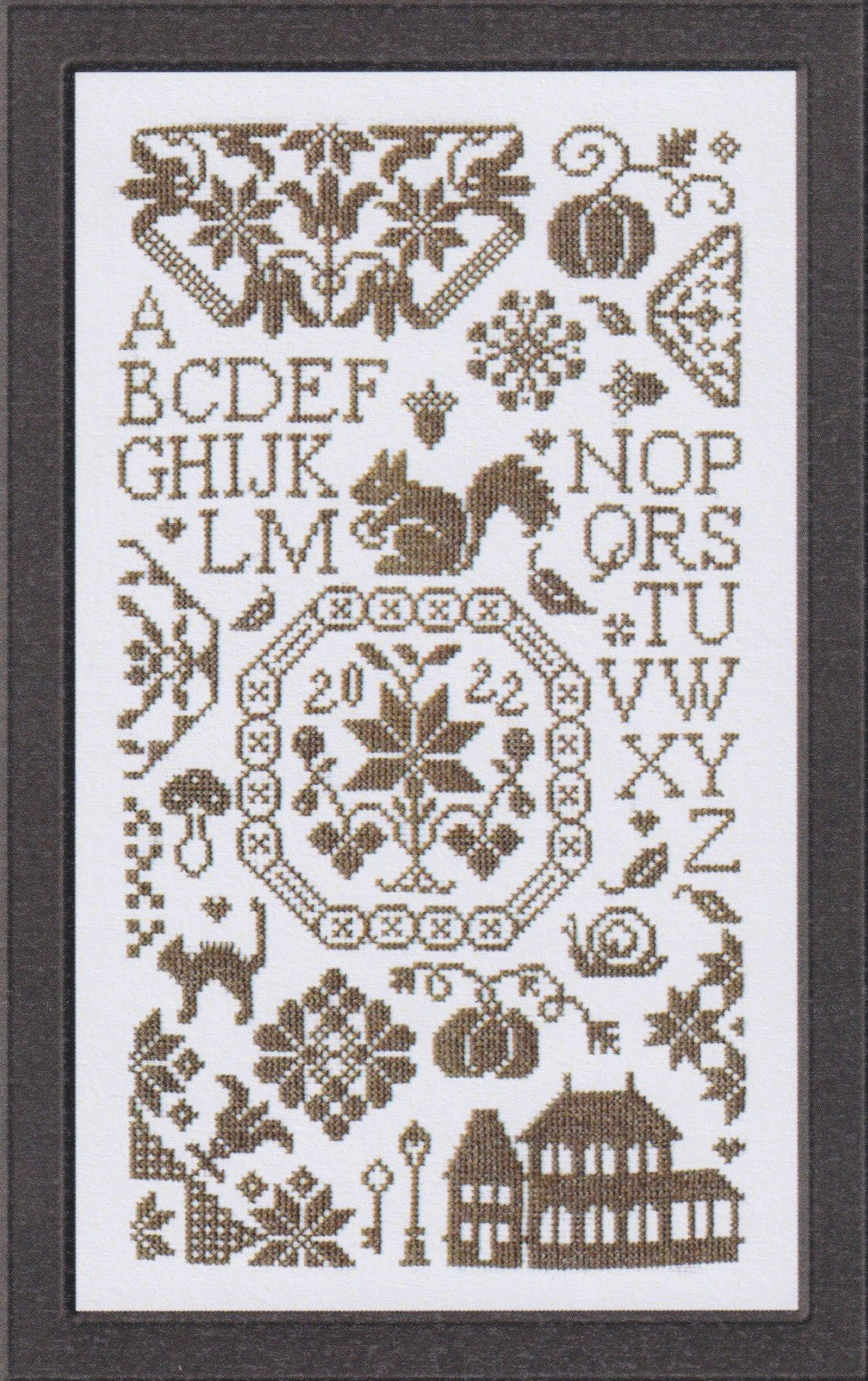 Quaker De L'Automne - Cross Stitch Pattern
