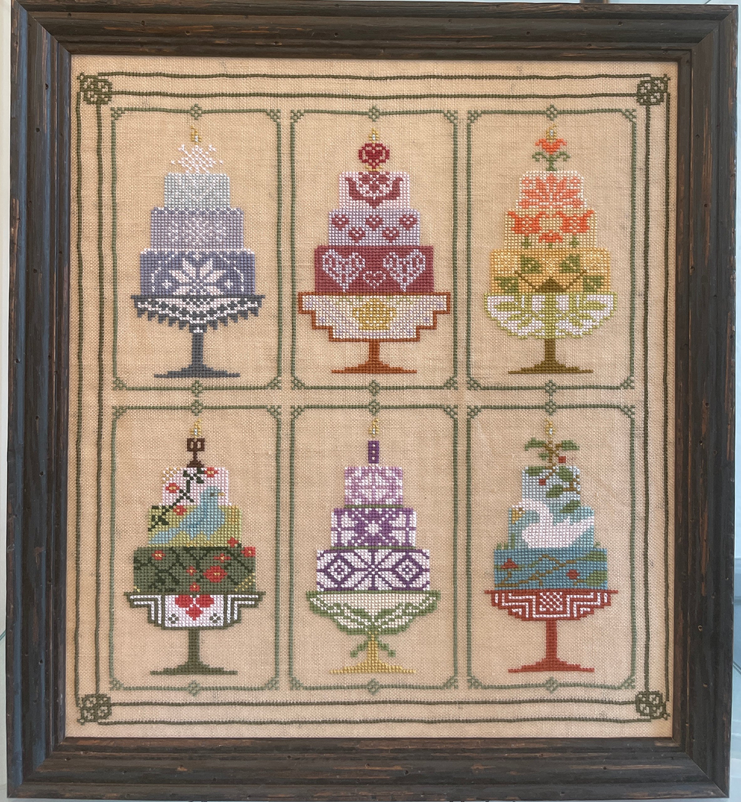 Quaker Cakes Zoo 1 - Cross Stitch Pattern