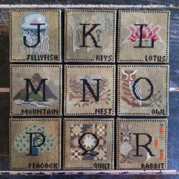 When I Think Of The Alphabet - J - R - Cross Stitch Pattern