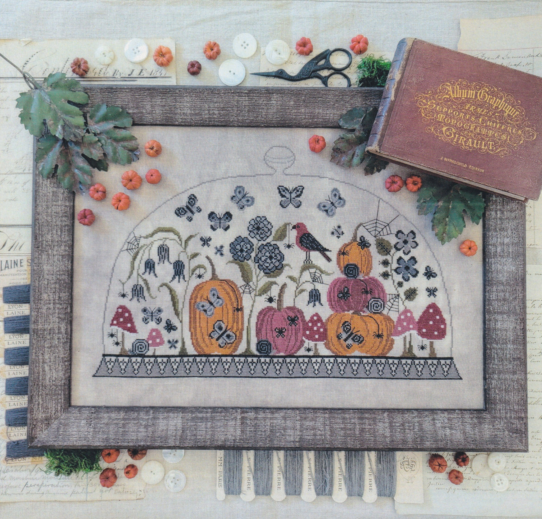 Autumn Cloche - Cross Stitch Pattern