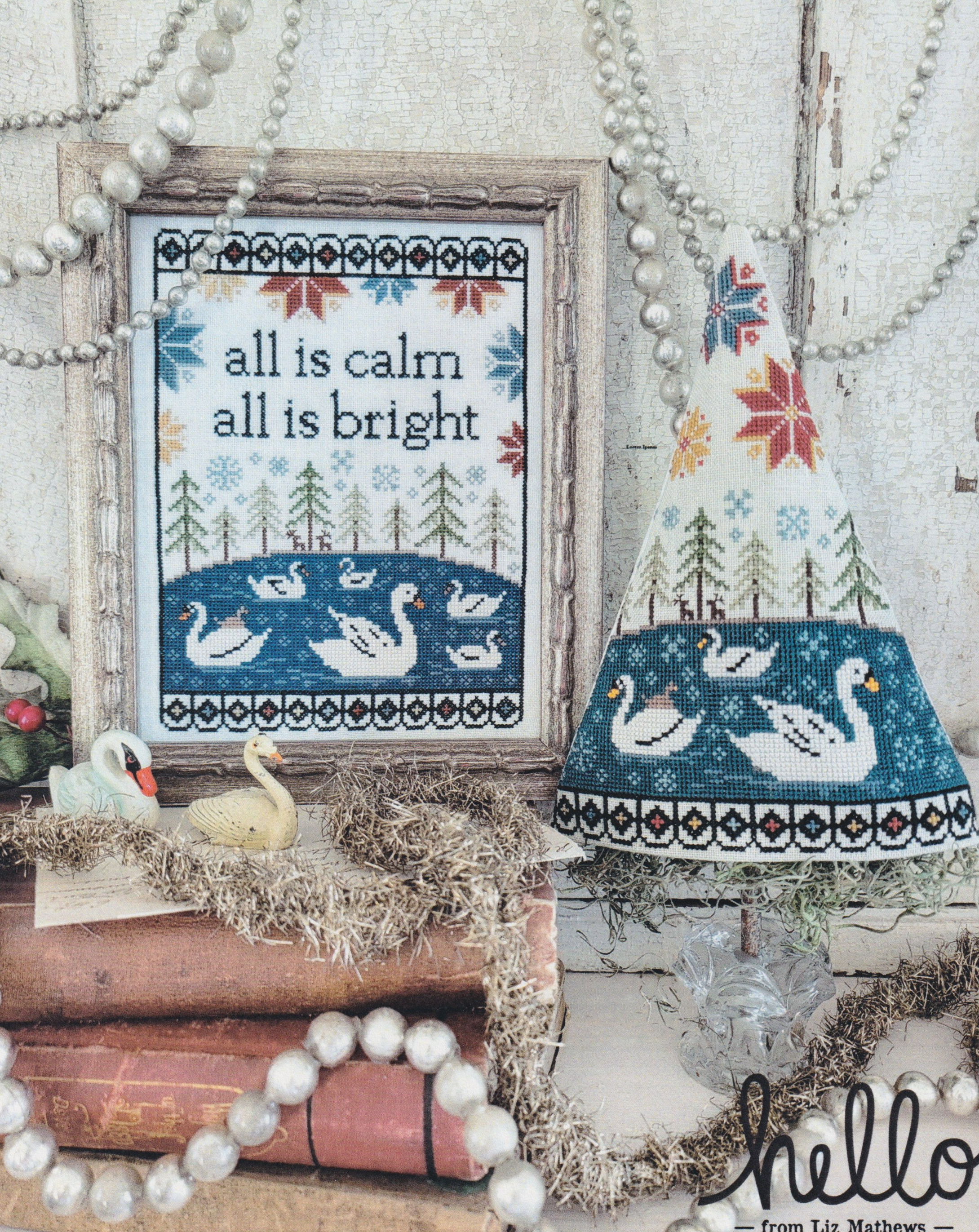 Seventh Day Of Christmas - Cross Stitch Pattern