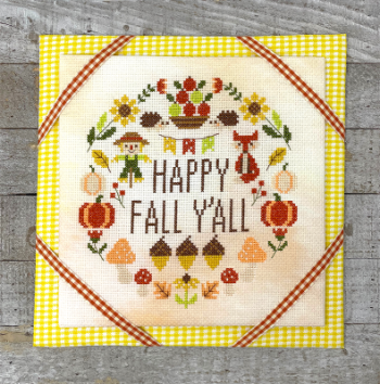 Fall Wreath - Cross Stitch Pattern 