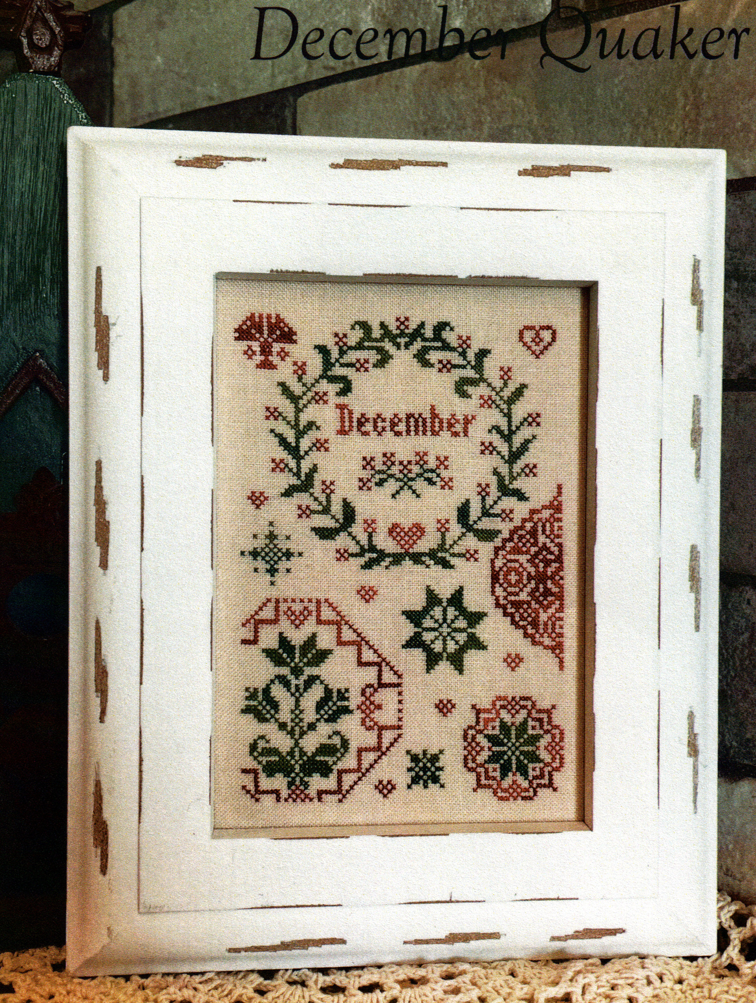 December Quaker - Cross Stitch Pattern