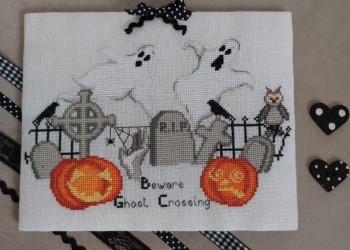 Ghost Crossing - Cross Stitch Pattern 