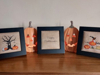 Happy Halloween Tris - Cross Stitch Pattern 