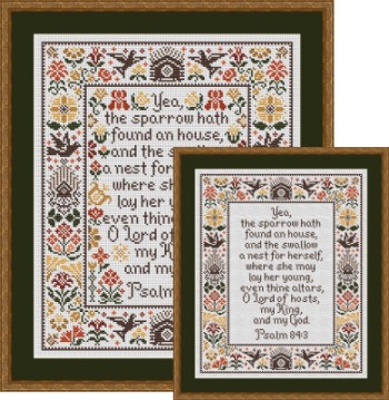 Late Summer Sparrows And Swallows - Christian Pattern