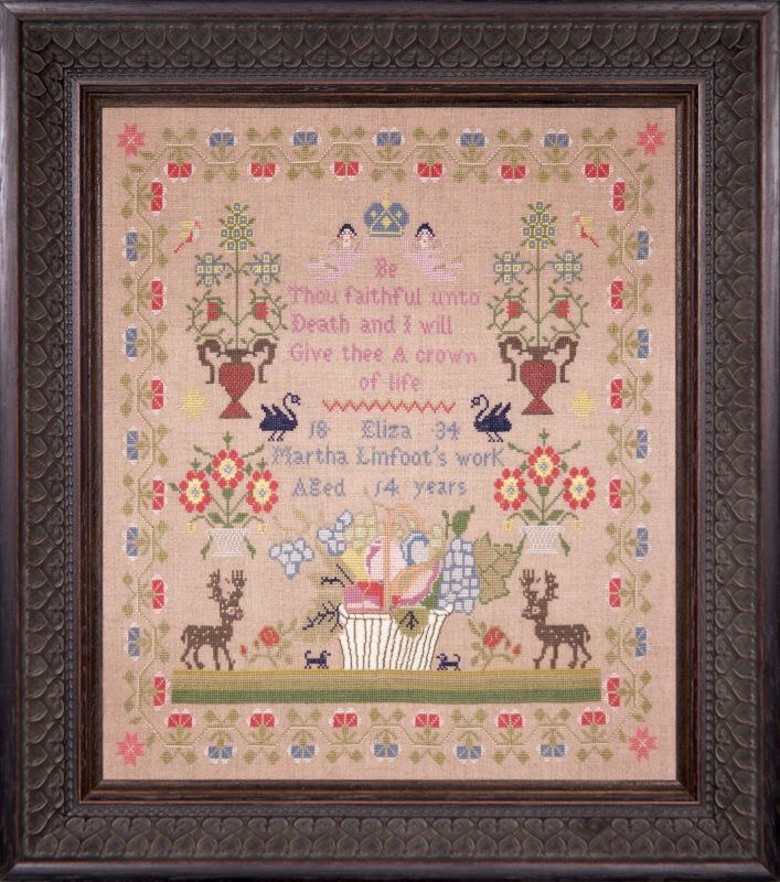 Eliza Martha Linfoot 1834 - Cross Stitch Pattern