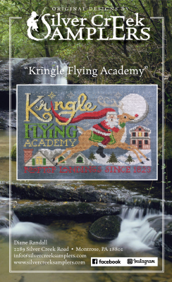 Kringle Flying Academy - Cross Stitch Pattern