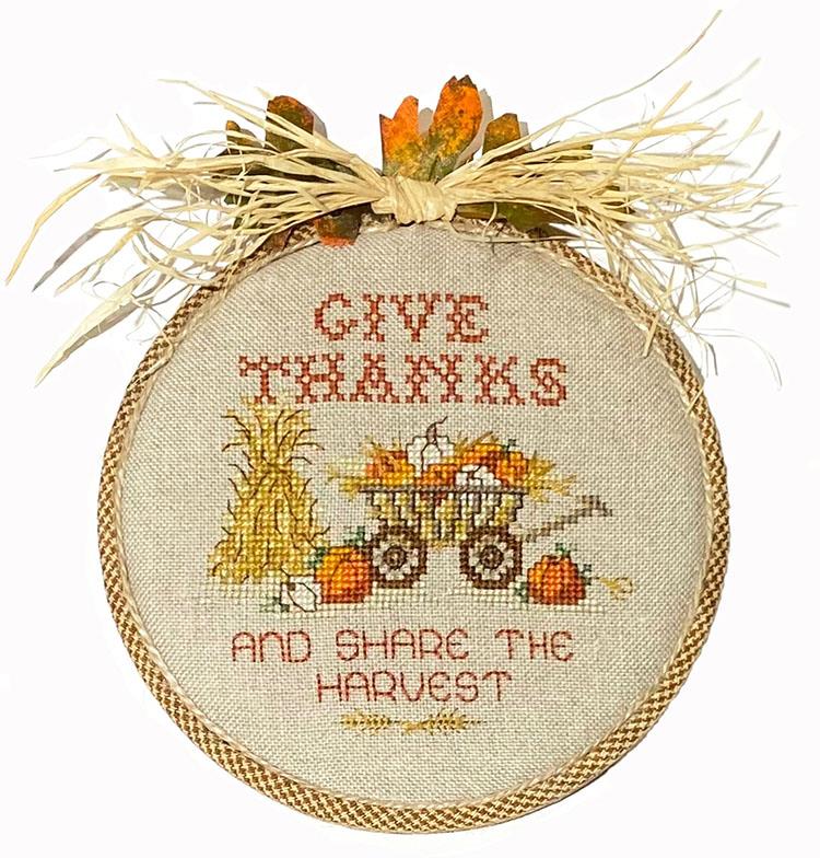 Give Thanks - Cross Stitch Pattern