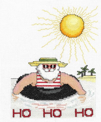 Sunburned Santa - Cross Stitch Pattern