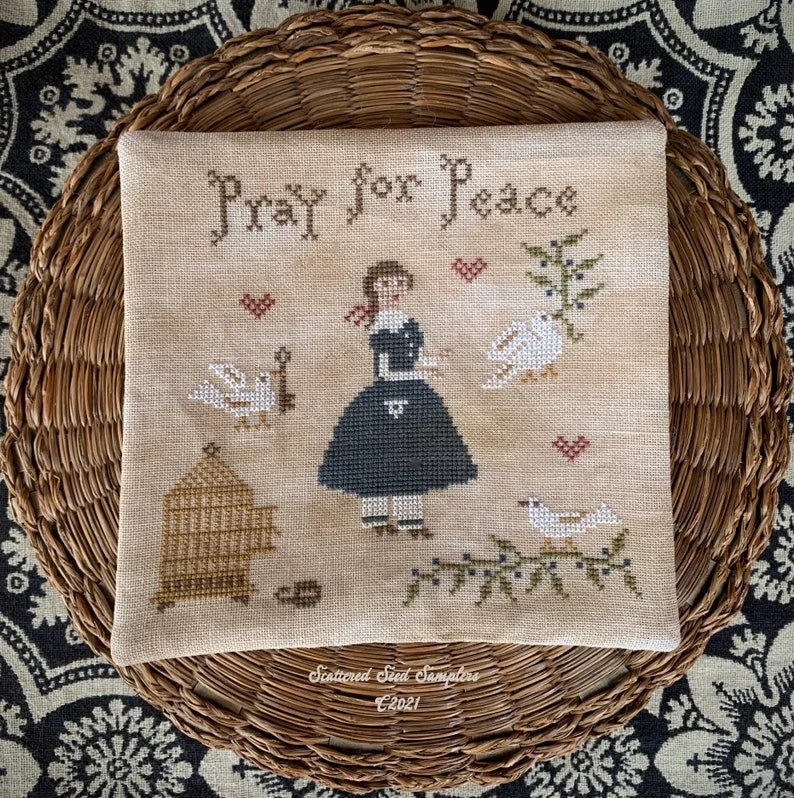 Pray For Peace - Cross Stitch Pattern