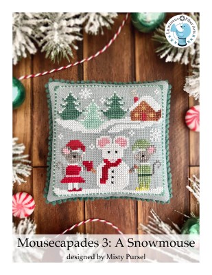 Mousecapades 3 - A Snowmouse - Cross Stitch Pattern