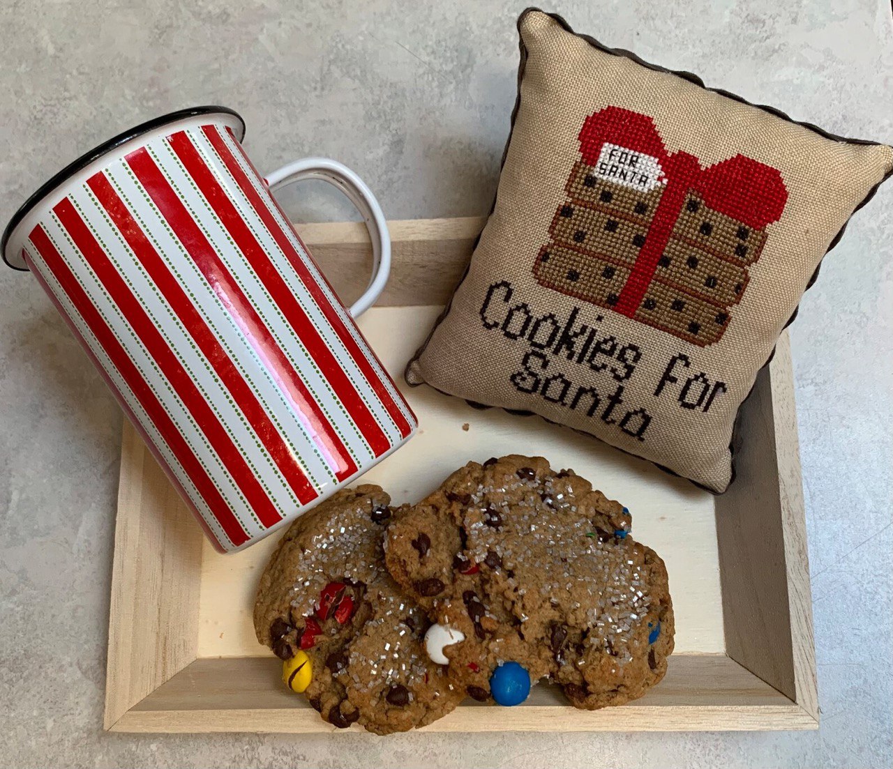 Cookies For Santa - Cross Stitch Pattern