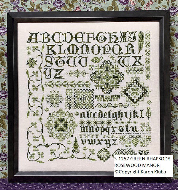 Green Rhapsody - Cross Stitch Pattern