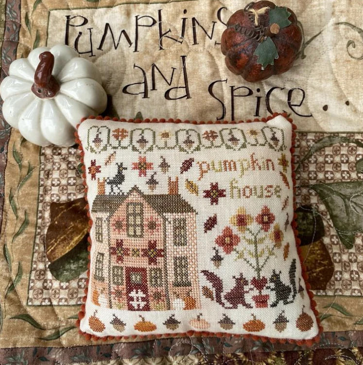 Pumpkin House - Cross Stitch Pattern