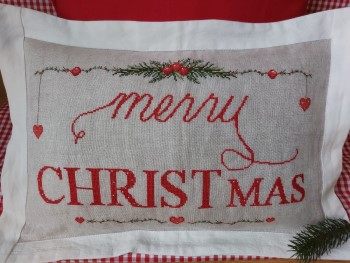 Merry Christmas Pois - Cross Stitch Pattern