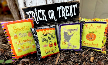 Halloween Howler 4 Pack - Cross Stitch Pattern