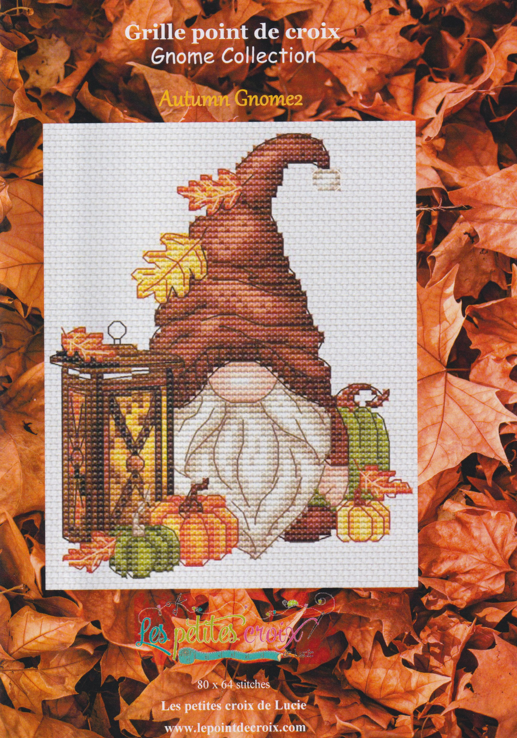 Autumn Gnome 2 - Cross Stitch Pattern