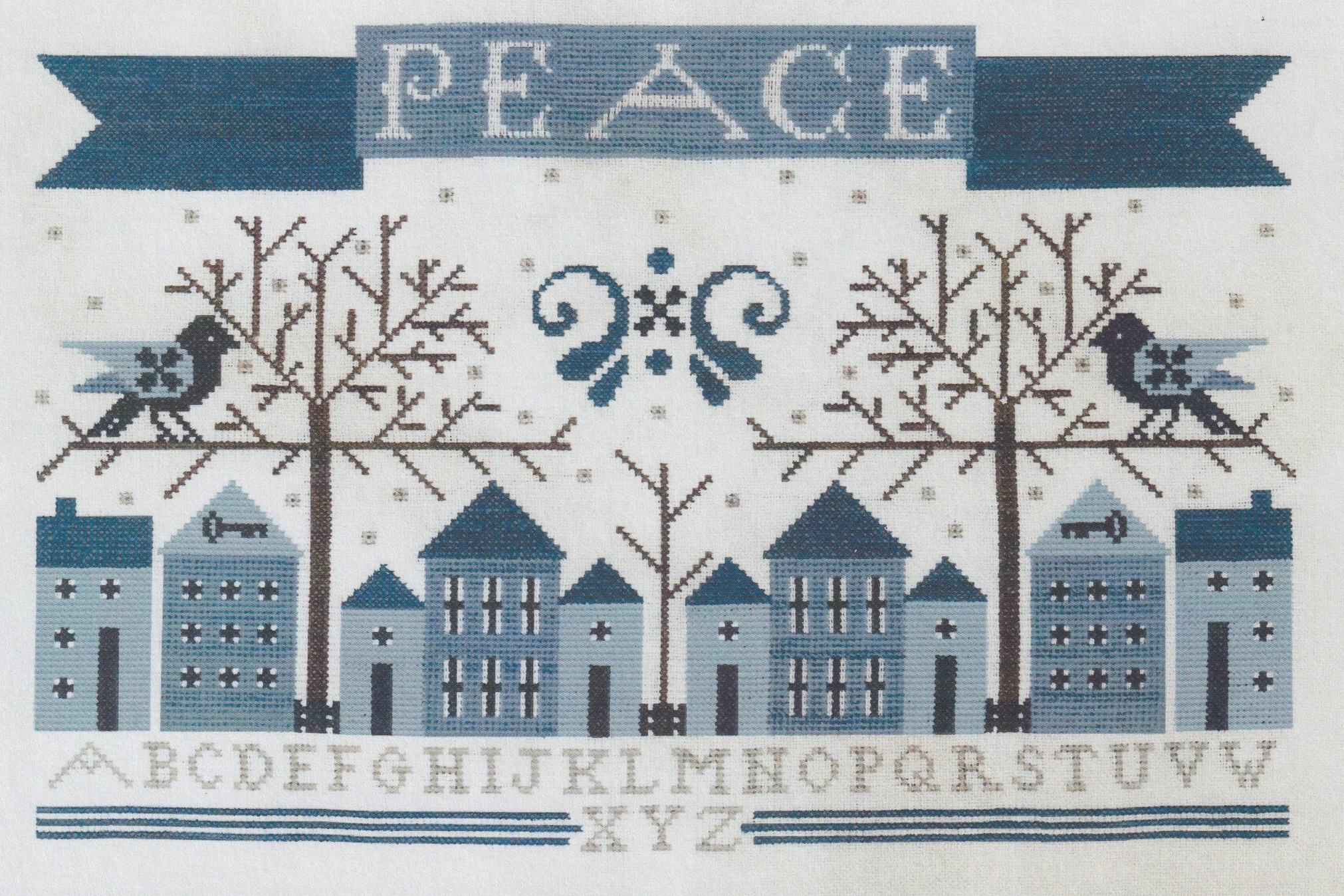 Winter's Peace Sampler - Cross Stitch Pattern