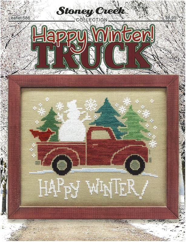 Happy Winter Truck - Cross Stitch Pattern