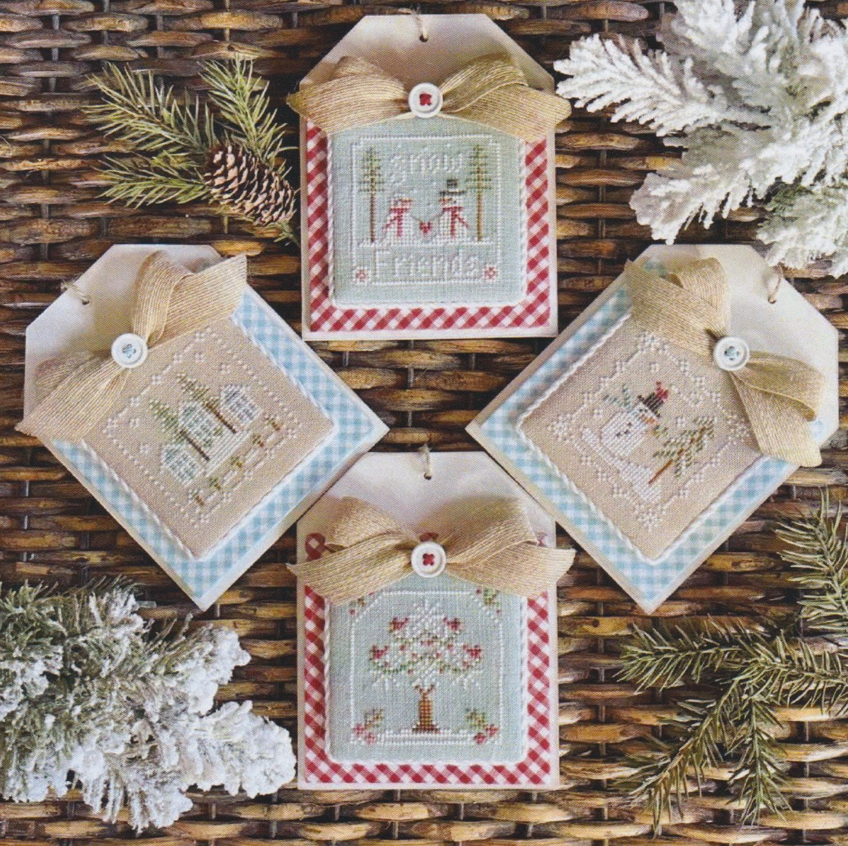 Cross Stitch Petites - Snowy Petites - Cross Stitch Pattern