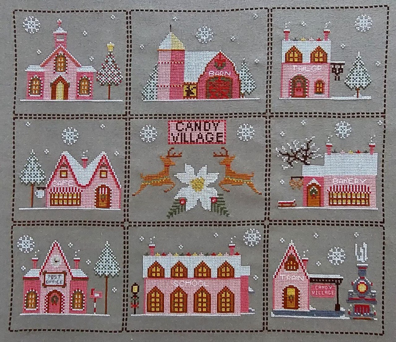Candy Village Christmas - Cross Stitch Pattern