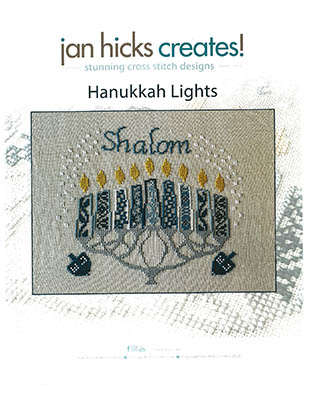 Hanukkah Lights - Cross Stitch Pattern