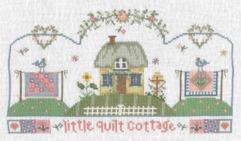 Little Quilt Cottage - Cross Stitch Pattern