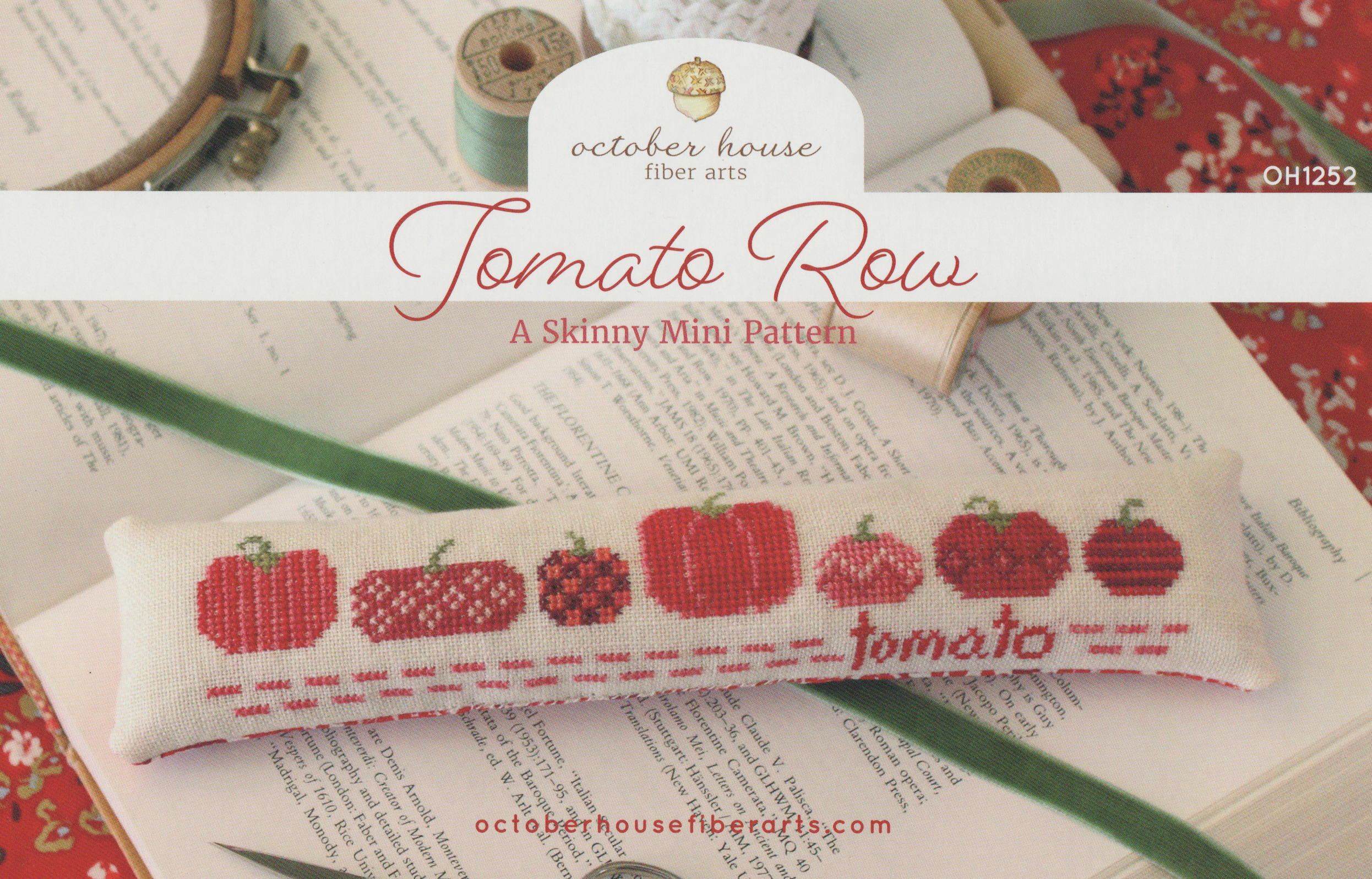 Tomato Row - Cross Stitch Pattern