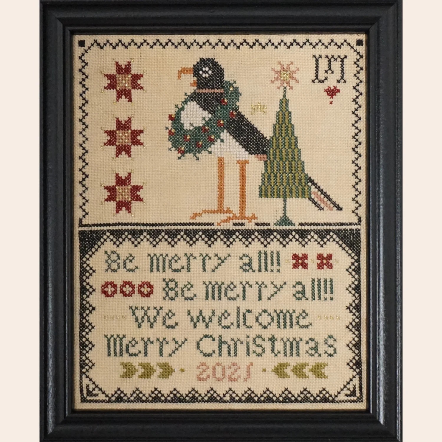 Be Merry All - Cross Stitch Pattern