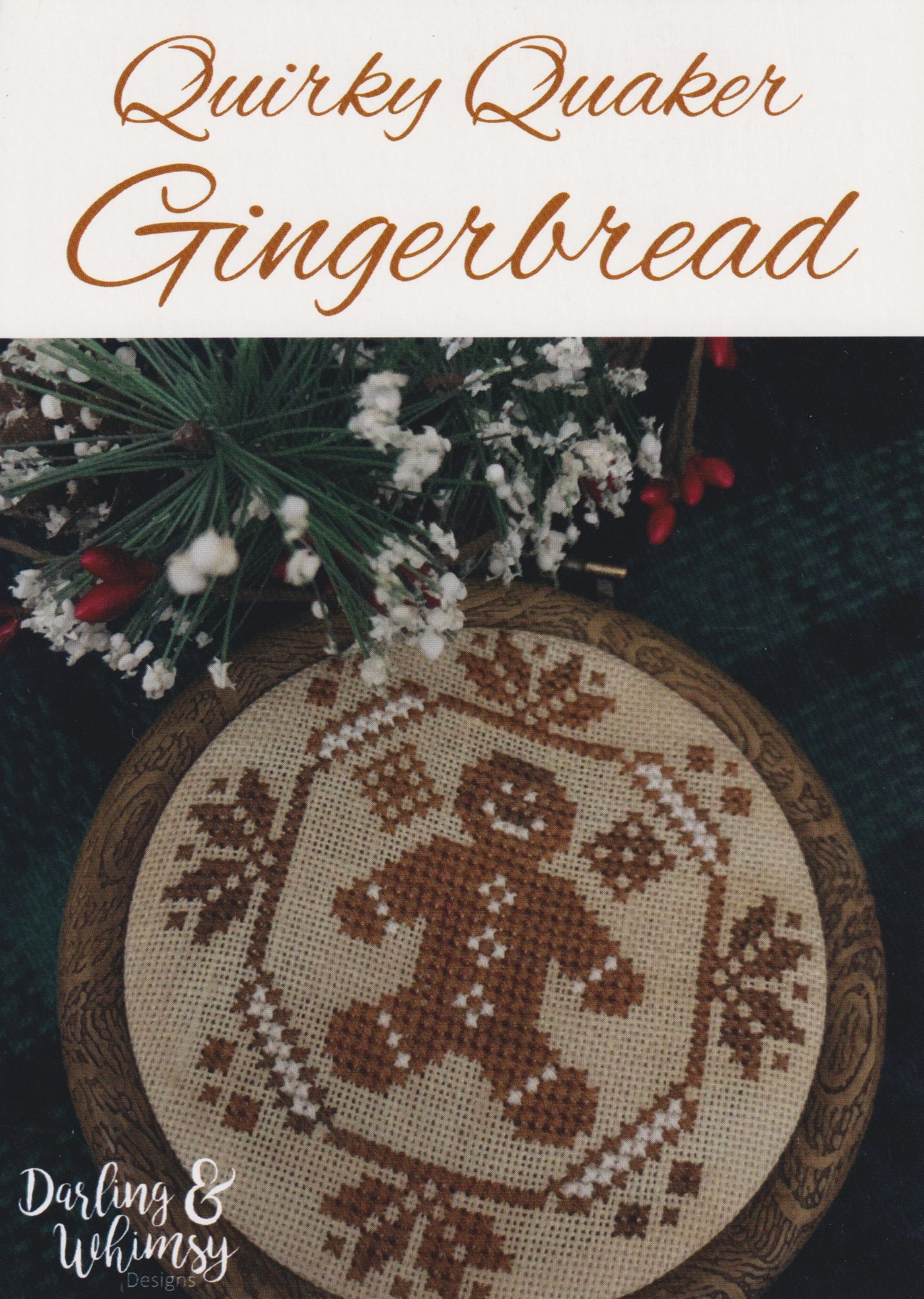 Quirky Quaker Gingerbread - Cross Stitch Pattern