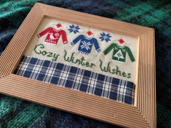 Cozy Winter Wishes - Cross Stitch Pattern