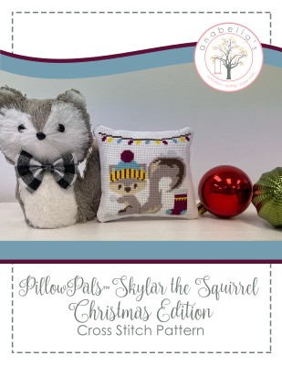 Skylar The Squirrel Christmas Edition - Cross Stitch Pattern