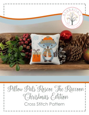 Roscoe The Raccoon Christmas Edition - Cross Stitch Pattern