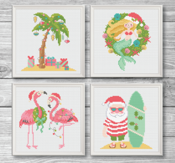 Tropical Christmas - Cross Stitch Pattern