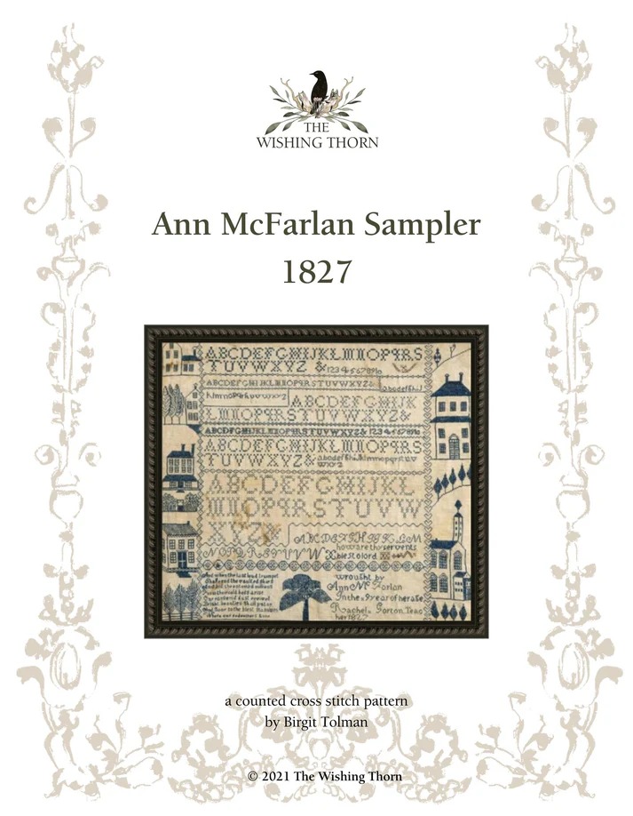Ann McFarlan Sampler 1827 - Cross Stitch Pattern