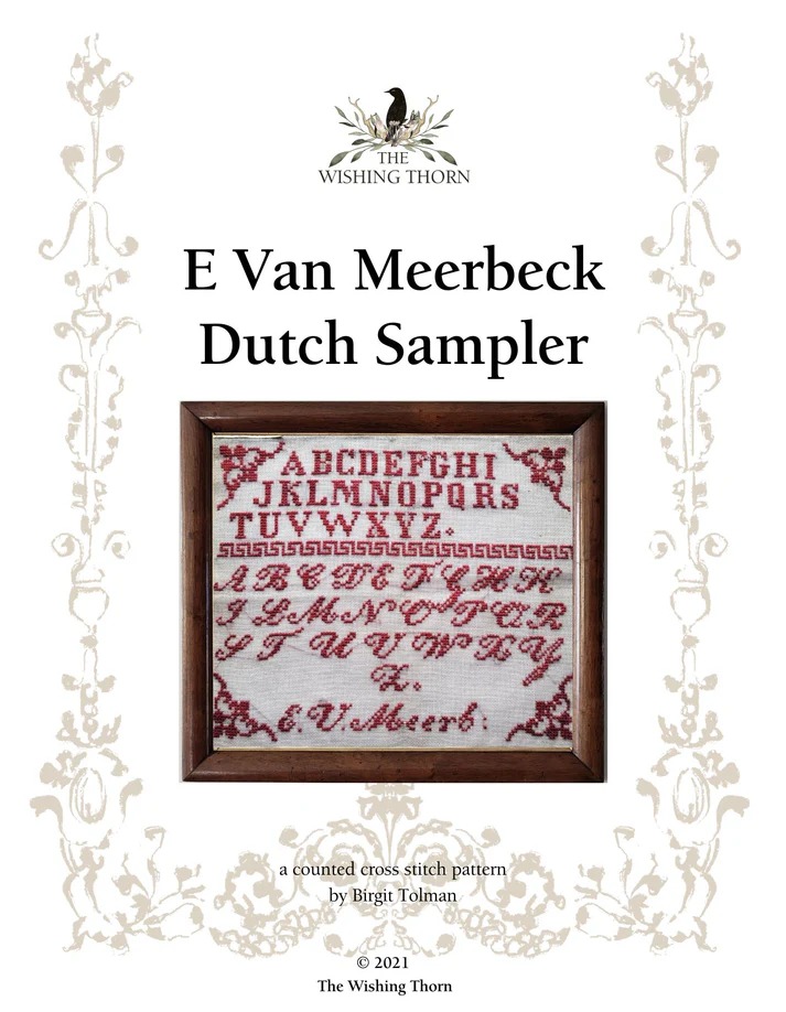 E Van Meerbeck Dutch Sampler - Cross Stitch Pattern