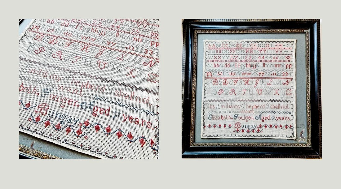 Elizabeth Foulger Sampler 1865 - Cross Stitch Pattern