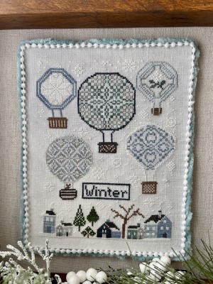 Carolyn's Balloons - Winter - Cross Stitch Pattern