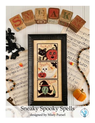 Sneaky Spooky Spells - Cross Stitch Pattern