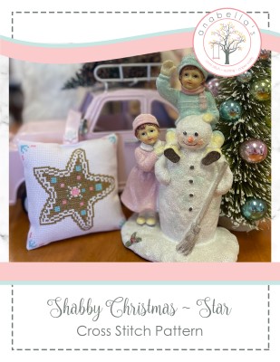 Shabby Christmas - Star - Cross Stitch Pattern