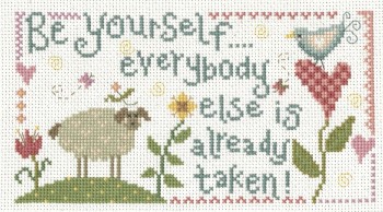 Be Yourself - Cross Stitch Pattern